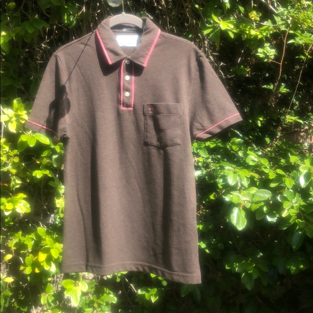 Original Penguin Slim Fit Contrast Tipping Polo